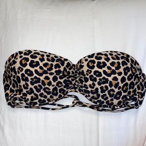 Cheetah bikini top